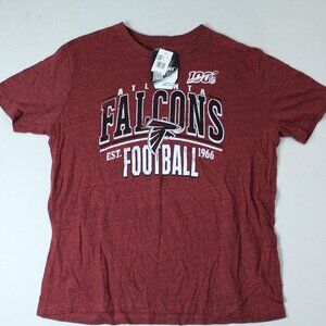 Hands High Men NFL Atlanta Falcons Red Short Sleeve Tee Size 2XL